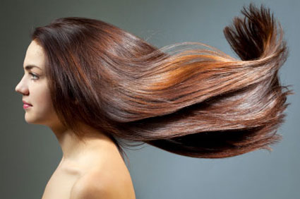 long flowing hair